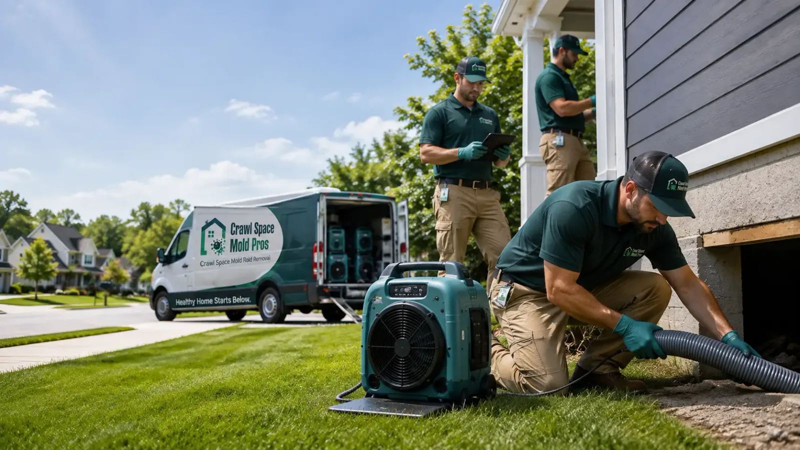 Crawl Space Mold Removal in Buffalo, SD